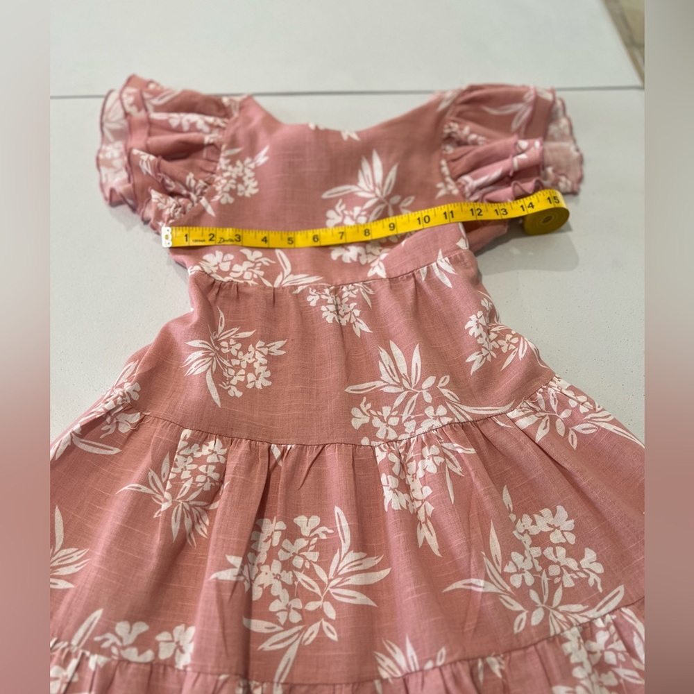 Chiccos Pink Floral tropical mauve girl Dress - Picture 7 of 11